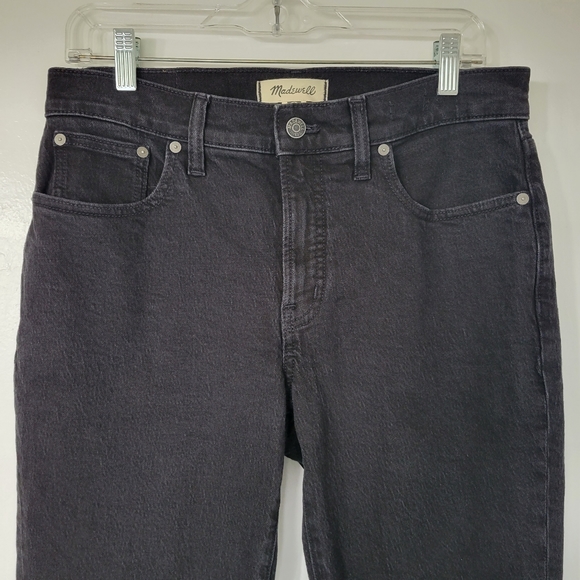 Madewell Mid-Rise Perfect Vintage Jean in Clean Black Wash Size 28 - Picture 6 of 14